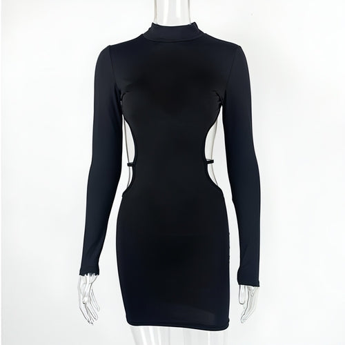 Laura - Vestido tubo con abdomen al descubierto.